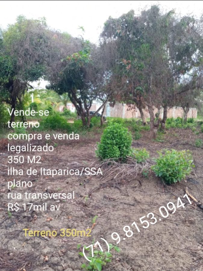 Terreno - Venda - Itaparica - Vera Cruz - BA